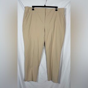 Chico’s Women’s Long Dress Pants In Tan/Beige Color. Chico’s Size 4T NWOT
